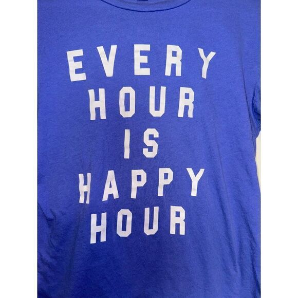 WildFox “Every Hour Is Happy Hour” T-Shirt  Size Small - Picture 3 of 7
